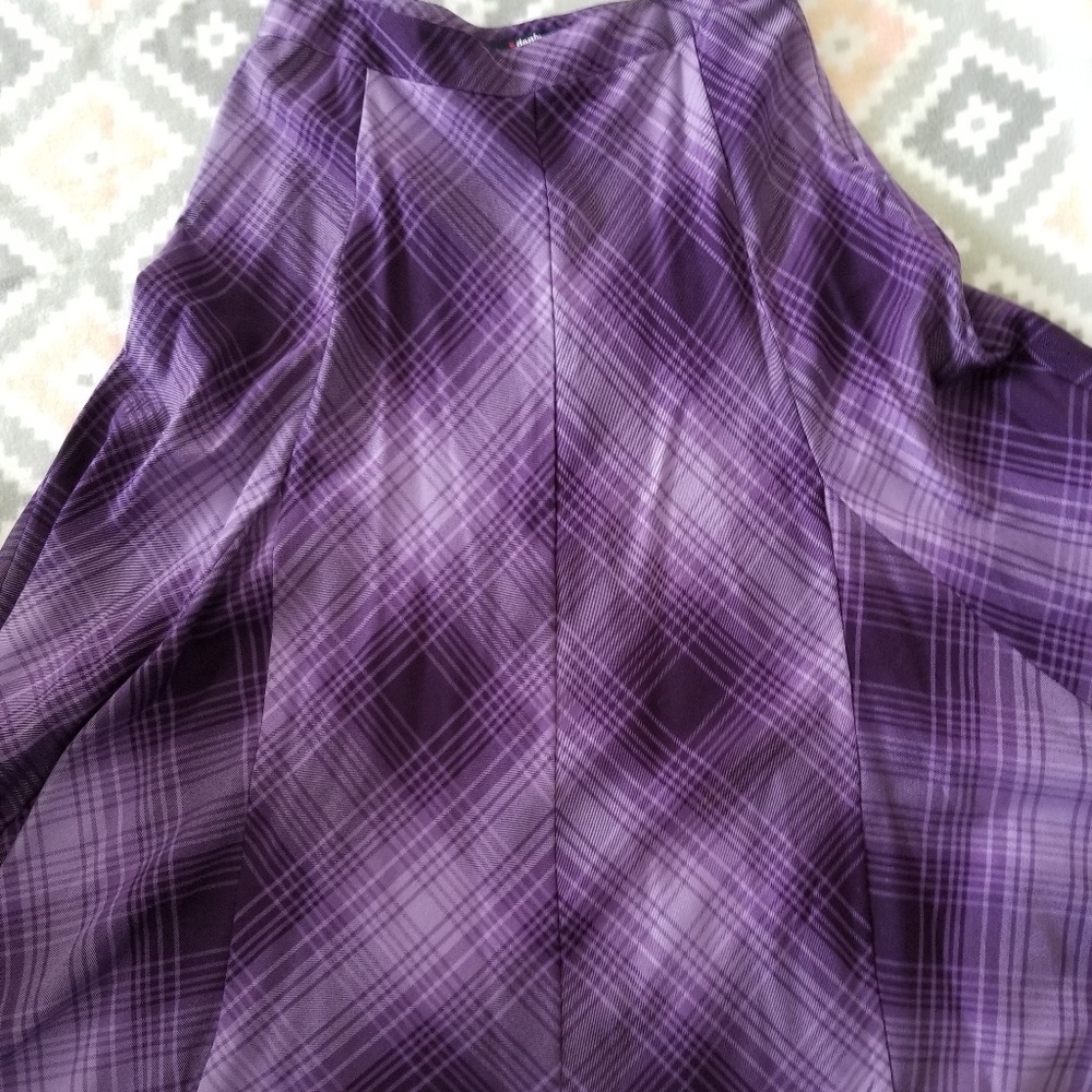 Gorgeous purple plaid skirt